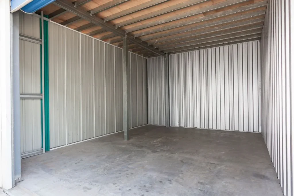 empty storage unit